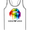 Coco Loco Pride Tank Top White